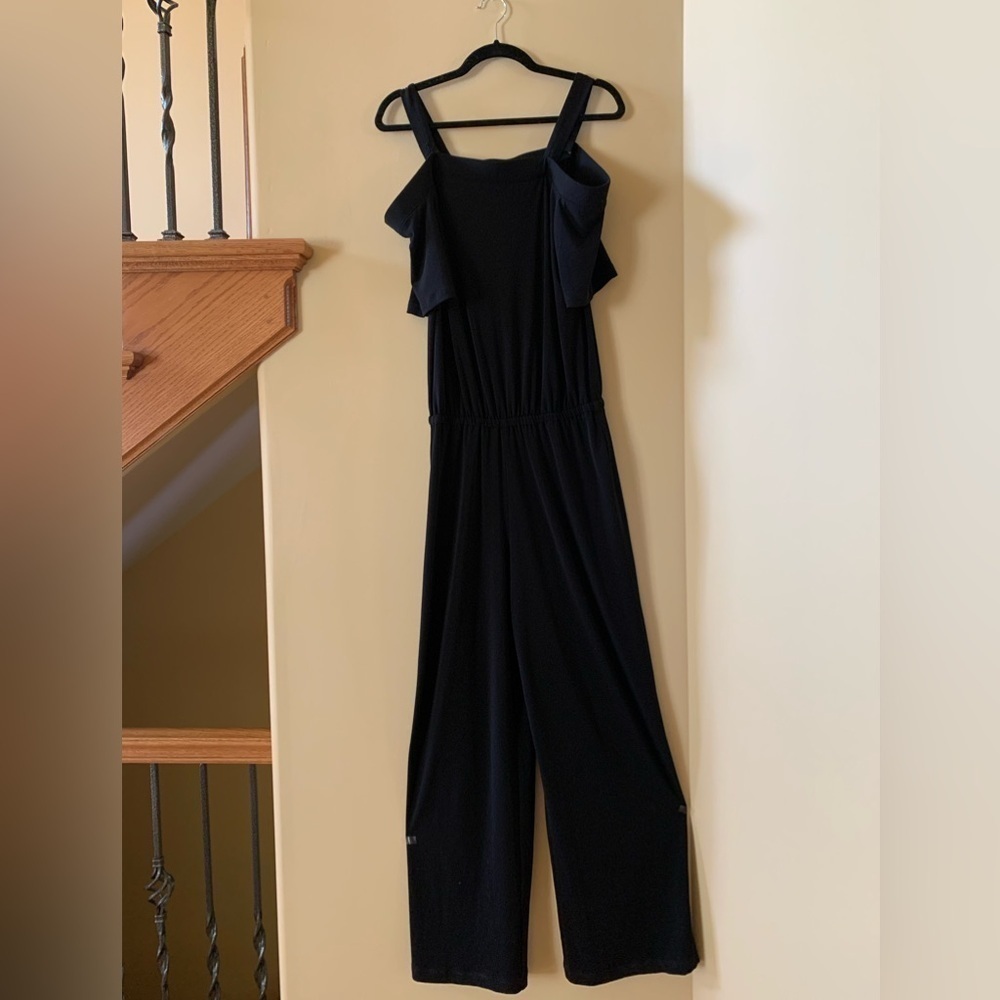 Karen Kane Black Jumpsuit. Size Large